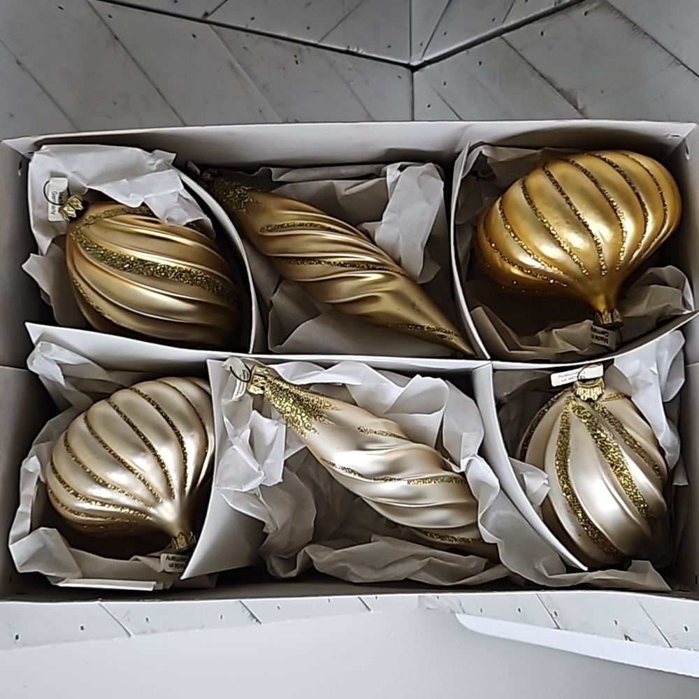 Vintage German Glass Ornaments (6)